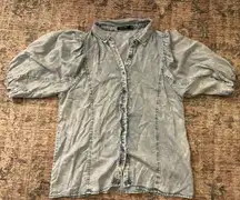 Doe & Rae Denim Blouse