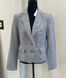 NY & Co NWT Blue Blazer Jacket size 6