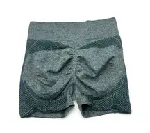 Workout Shorts M Meadow Scrunch Green Dots Pro Seamless Training High Waist