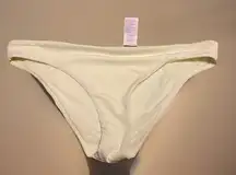 New NWT Nike Swim Essential Women's Hipster Bikini Bottom Pale Yellow Size XL