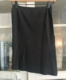 commense skirt knit slanted NWT NEW SIZE MEDIUM BLACK