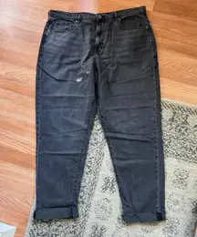 Universal Thread Size 14 Black Boyfriend Jeans