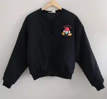 Vintage 90s Mickey & Co Disney “Bottoms Up” Sequin Bomber Jacket