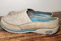 Chacos Women Chaco Blue Steel Slip On Size 11 Eco Tread Clog