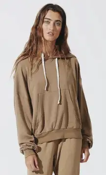 Electric‎ & Rose Melrose Micromodal Hoodie Honey Tan Brown Size Medium