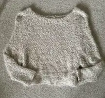 Blush Noir Popcorn fuzzy sweater