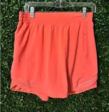 Lululemon Hotty Hot High-Rise Skirt *Long Raspberry Cream Sz 8