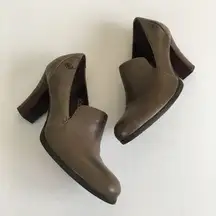 Born Bronze Leather Heels‎ Pumps