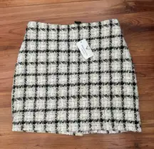 Tweed Mini Skirt