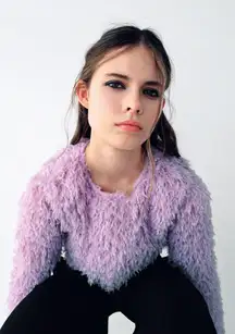 NWT  Feather-Effect Stretchy Sweatshirt TRF