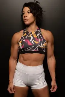 Flag nor Fail vivid sports bra color stealth print size medium new with tag