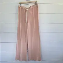 Francesca’s Thread and Supply Daydream Women’s Large Pale Pink Pants New NWT