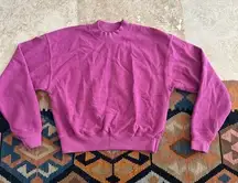 Long sleeve crewneck sweater crop top California basic MAD HAPPY