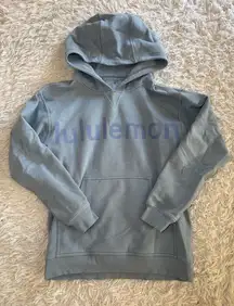 lululemon athletica all yours hoodie chambray size 6