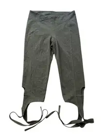 Free People Movement gray tie-ankle leggings size M