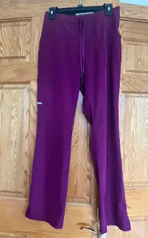 - Wine Colored Medical Scrub Pants