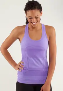 LULULEMON Women’s Purple Racerback Swiftly Tech Athletic Tank Top