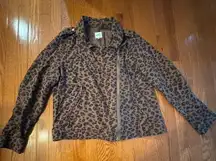 Kensie  cheetah animal print jacket