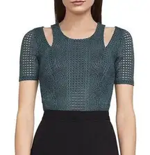 BCBGmaxazria Gwenyth Cutout Lace Bodysuit Size XS NWT