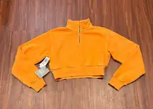 Aritzia TNA Perfect Cozy 1/4 Zip Sweatshirt