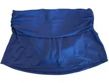 Title Nine Womens Paddleboard Swim Skort Size Small Navy Blue Swimsuit Bottom