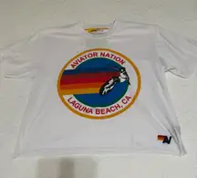 Aviator Nation women’s cropped tee M