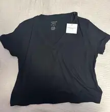 Black T shirt V Neck