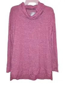 Cowl Neck Just Add Leggings Sweater Purple Small