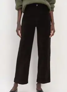 Everlane The Corduroy Wide Leg Pants Black Size 10