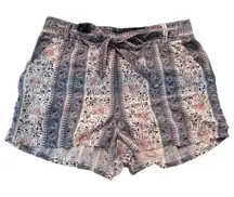 Joe B Floral Print Shorts Bohemian‎ Casual Summer Shorts Large