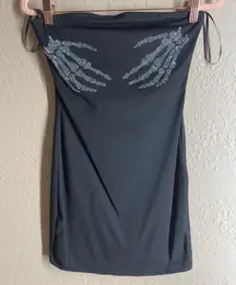 Black mini dress Halloween costume 