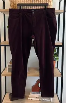 NWT Edyson Stitch Fix High-Rise Hampton Stretch Cotton Skinny Corduroy Pant, 20W