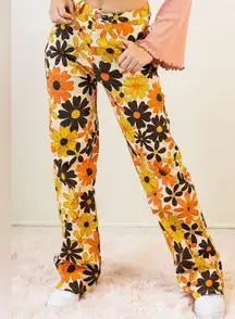 NWT Floral Jean Small