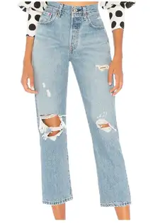 Levis 501 Crop Jeans