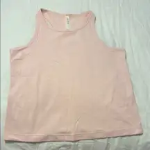 Lululemon Athletica Pink Boxy Sleeveless Tank Top