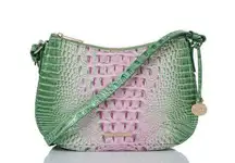 BRAHMIN Shayna Apple Blush Ombré Leather Crossbody Bag NEW New with tags