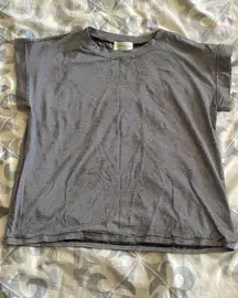 Striped athletic tee