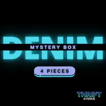 DENIM MYSTERY BOX 4 Piece Denim Jeans: Assorted Brands and Styles Size 6/7