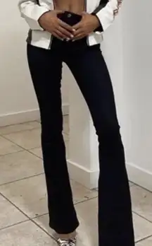 ZARA ‘The Disco Pant’ Flare Pant Black Jeans