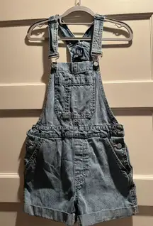 Gap Blue Jean Short Overalls