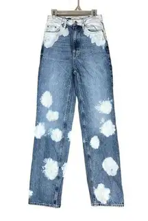 Pacsun 90’s Boyfriend High Rise Straight Leg Bleached Jeans Size 24