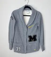 PINK Victoria's Secret Collegiate RARE Missouri Tigers Mizzou Sherpa Cardigan XS