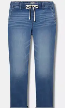 Torrid Pull-On Denim Pants Size 2X Short Stretchy Drawstring Jeans Boyfriend