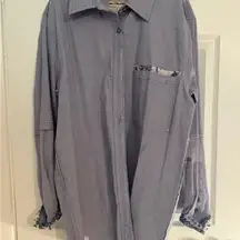 Free People Two to One Button Down Top