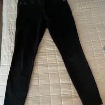 1822 brand womens black stretch jeans size 6