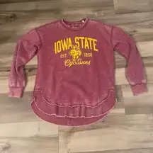 Pressbox Iowa State Cyclones women’s Crewneck soft sweater sweatshirt size medium red