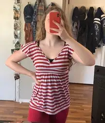 Red And White Shirt 