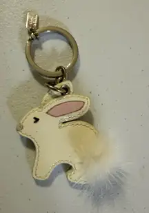 Coach Rabbit Mink Bunny Vintage Keychain Key Chain Fob