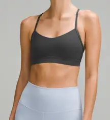 Lululemon Flow Y Bra Nulu Light Support sports bras size 4 military green color