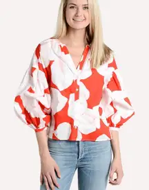 Crosby by Mollie Burch Berkeley floral button down blouse